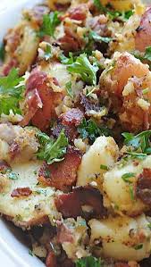 German Potato Salad First Time I Ve Seen A Recipe Outside My Family S Call For Apple Best Potato Salad Recipe German Potato Salad Recipe Potatoe Salad Recipe