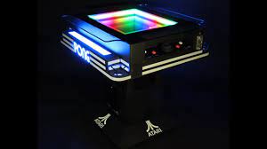 Learn more about atari pong® coffee table at www.tablepongproject.com Atari Pong Cocktail Table Features Night Youtube