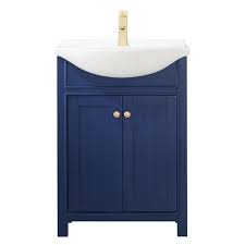Check out our bathroom vanities selection for the very best in unique or custom, handmade pieces from our bathroom vanities shops. Design Element S05 24 Blu Marian 24 Inch Bath Vanity In Blue
