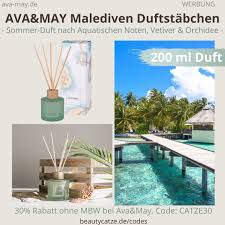 Dabei legen wir wert auf höchste qualität und natürlichkeit. Ava May Malediven Indian Ocean Duftstabchen 200 Ml Erfahrungen Und Bewertungen Beautycatze De