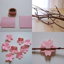 Branche De Cerisiers A Garder Toute L Annee Artisanat De Fleurs Deco Japon