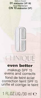 After 12 weeks of daily wear, dark spots from acne, age, and sun damage are reduced. Clinique Even Better Flussige Foundation Spf 15 01 Cn10 Alabaster 30ml Amazon De Beauty