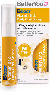 Vitamin b12 is one of the most difficult vitamins for vegans to get because it exists primarily in animal products like meat and dairy. Amazon Com Betteryou Boost Vegan Vitamin B12 Oral Spray Organic Daily Vitamin Spray Supplement For Energy Boost 1 200 Iu Vitamin B12 0 85 Fl Oz 192 Sprays Health Personal Care