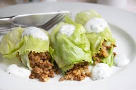 Gefullte Salatblatter Rezept Rezept Rezepte Gesunde Rezepte Lebensmittel Essen