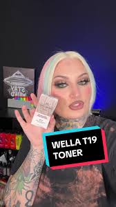 Wella t19 toner! #wellatoner #wellat19 #wellat18 #wellat19toner  #wellat18toner #whitehair