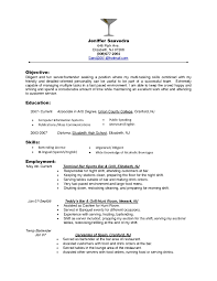 Bartender Objectives Resume Free Resume Templates Server Resume Job Resume Samples Resume Objective Examples