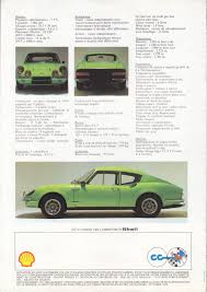 Cg 1300 S Coupe Rear Cover Of Brochure 10 72 Carter Moteur Reservoir Roue