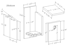 Free Printable Bird House Plans Pdf Great Crested Flycatcher Bird House Plans Bird House Plans Bird Houses Flycatcher