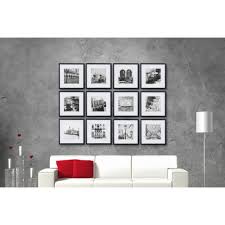 5 out of 5 stars with 1 ratings. Pinnacle Gallery Perfect 8 In X 8 In Black Collage Picture Frame Set 16fw2233 The Home Depot Gallery Wall Picture Frames Gallery Wall Kit Frames On Wall