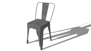 Lightweight, stable and versatile, this dining chair is good for restaurants, bars and home dining. Metal Chair 3d Warehouse