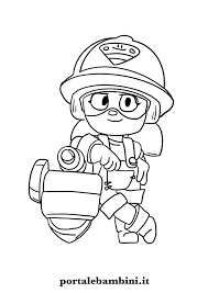 It has very short range, so bull likes to get up close and personal. Brawl Stars Coloring Pages