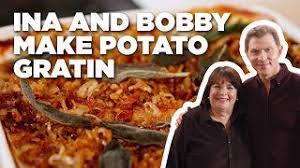 My husband's scalloped potatoes are one of his signature dishes, but when he decided to shake things up a bit with a new recipe he. Bobby Flay And Ina Garten Make Eleven Layer Potato Gratin Food Network Youtube
