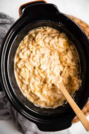 Mix the cornstarch into the slow cooker. Slow Cooker Mac And Cheese Savory Nothings