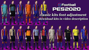 Stadium, arena & sports venue. Barcelona Classic Kits Pes 2021 And Pes2020 Font Adjustment Guide Ps4 Pes 20 Youtube