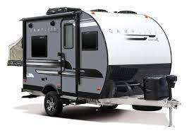 The 20 Smallest Rvs With Shower And Toilet 19 Lightweight Travel Trailers Small Travel Trailers Travel Trailer