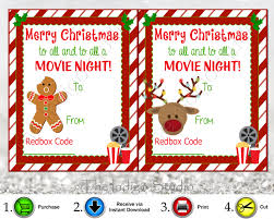 Check spelling or type a new query. Redbox Codes Gift Tags 4 Different Designs Cards Digital Etsy