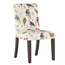 Hendrix Dining Chair Printed Bird Skyline Furniture Dining Chairs Plastic Dining Chairs Upholstered Seating