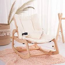 Amazon Com Han Mm 3 In 1 Baby Bouncer Rocker Chair And Convertible Wooden Recliner For Toddler With Removable C Baby Bouncer Best Baby Bouncer Rocker Chairs