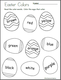 Easter Egg Color Worksheet Madebyteachers Easter Preschool Worksheets Easter Worksheets Easter Kindergarten