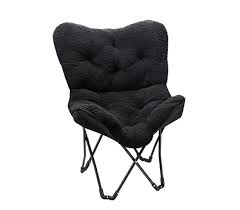 Originally designed in 1938, the chair was developed for. Overfilled Butterfly Chair Ultra Plush Black College Items Cool Stuff For Dorms Dorm Seating College Chair