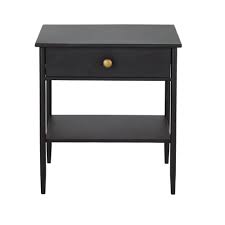 Shop the memorial day blowout. Matte Black Metal 1 Drawer Bedside Table St Antoine Maisons Du Monde