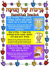 Hanukkah Brachot Poster
