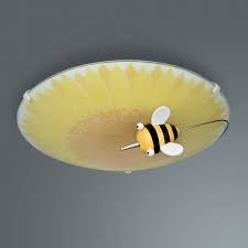 Philips 301115548 Kidsplace Floral Bumble Bee Kids Ceiling Light Kids Ceiling Lights Kids Lamps Flower Lights