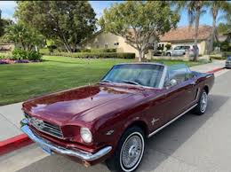 Image result for Vintage Burgundy 1964 Mustang