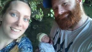 British couple Daniel Compton and Sharon Hall stranded abroad in Dominican  Republic finally return home with premature baby Evie