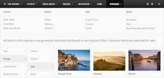 You can also have a . Dynamic Content Ubermenu Wordpress Mega Menu