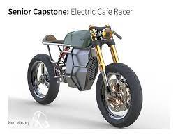 Redefining the motor pedal world for all. Electric Cafe Racer On Rit Portfolios New Electric Bike Electric Motorcycle Electric Bike Kits