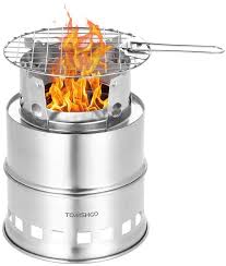 Another economical unit is the pleasant hearth 1,200 square. Tomshoo Wood Stove Portable Hobo Oven Camping Stove Wood Carburettor Folding And Windproof Compact Stainless Steel Stove For Outdoor Camping Picnic Bbq Amazon De Sports Outdoors