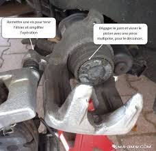 Il faut récupérer la mécanique de l'ancien piston et l'insérer dans le nouveau. Changer Plaquette Frein Arriere Ma Bmw Com