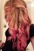 Strawberry Blonde Hair With Purple Tips