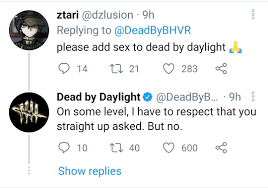 Obligatory I love Twitter guy post : rdeadbydaylight