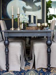 Dining Room Distressed Black Dining Table With Metal Accessories Black Dining Table Dining Table Black Farmhouse Dining Room Table Traditional Dining Tables
