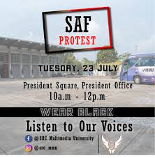 Multimedia university (mmu), melaka campus. Saf Protest At Mmu Melaka President Src Multimedia University Facebook
