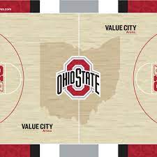 Look like a member of the team with an authentic ohio state basketball jersey and ohio state buckeyes basketball shorts. Ohio State Crowdsources New Basketball Court Design By Public Vote Land Grant Holy Land