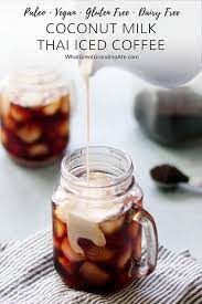 Coconut Milk Thai Iced Coffee Paleo Vegan Recipe Thai Iced Coffee Coffee Recipes Tea Recipes