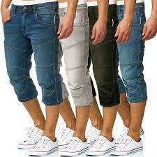 Vind fantastische aanbiedingen voor three quarter pants. Buy Men Summer Fashion Jeans Pure Color Low Waist Three Quarter Pants Casual Skinny Denim Pants At Affordable Prices Price 22 Usd Free Shipping Real Reviews With Photos Joom