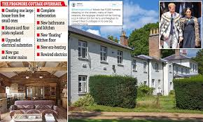 Meghan and harry have been planning some renovations of frogmore cottage. How Harry And Meghan Splashed Out 2 4m Of Your Cash As They Turned Five Homes Into One Daily Mail Online