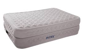 Intex deluxe pillow rest raised blow up air bed mattress w/ built in pump. Intex Queen Raised Airbed With Built In Pump