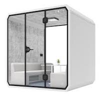 Modern Meeting Office Booth Soundproof Cabin Multi-Person XL ...
