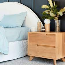 All bedside tables (482 models) brown timber bedsides; Freja 2 Drawer Timber Bedside Table Raw Sunshine Coast