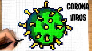 Ciao a tutti in questo video vi mostro un disegno del virus di oggi nn è per scherzo ma per far presente ke il virus esiste e nn possiamo far finta di nnt. Como Disegnare Corona Virus Pixel Arte Youtube
