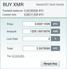 # ordernumber the order number # type sell or buy # rate price the order is selling or buying at # amount quantity of order # total total value of order (price * quantity) def returnopenorders(self,currencypair): Margin Trading Explained Poloniex