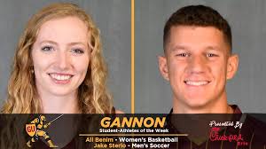 Benim, Sterio named Gannon Chick-fil-A Student-Athletes of the Week
