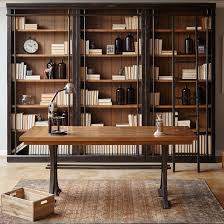 Toulouse Bookcases And Ladder Cheap Office Furniture Bookcase Wall Home Office Design