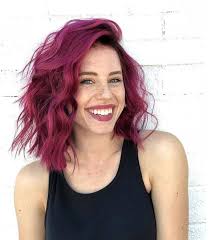 60 Chic And Lastest Short Haircut Design To Try In 2019 Magenta Hair Dark Pink Hair Hair Dye Colors