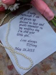 Father Of The Bride Handkerchiefs Cute Note From By Thesweetbride Father Of The Bride Bride Handkerchiefs My Wedding Day